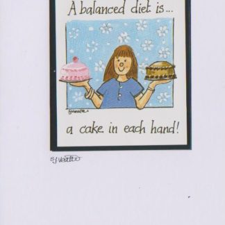 Jeu de Mots: Balanced diet cake