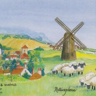 Rottingdean village and windmill
