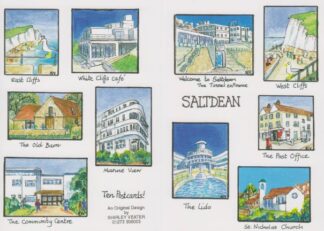 10 postacard views of Saltdean